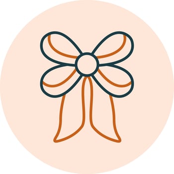 Ribbon Bow Vector Icon