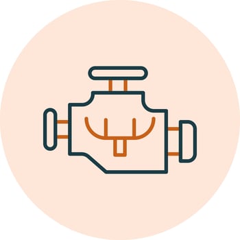 Car Engine Vector Icon