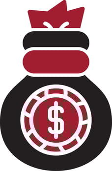 Money Bag Vector Icon