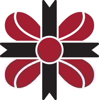 Ribbon Bow Vector Icon