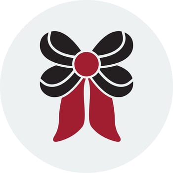 Ribbon Bow Vector Icon