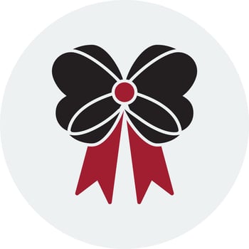 Ribbon Bow Vector Icon