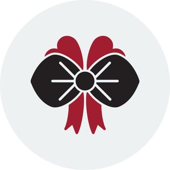 Ribbon Bow Vector Icon