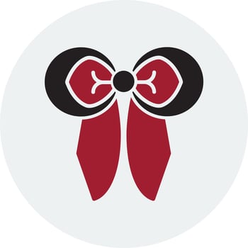 Ribbon Bow Vector Icon
