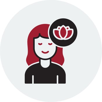 Calm Vector Icon