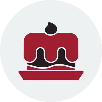Birthday Cake Vector Icon