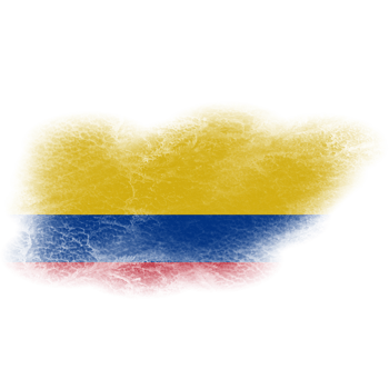 Colombia Brush Flag png