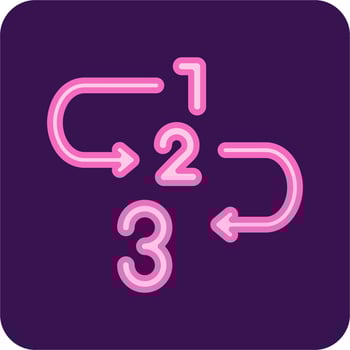 Sequential Vector Icon