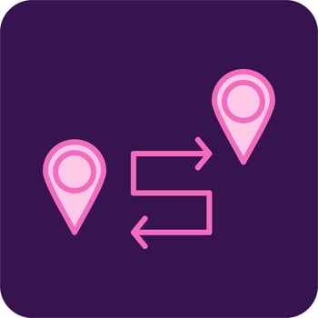 Route Vector Icon