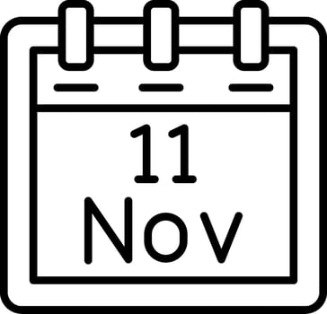 November 11 Vector Icon