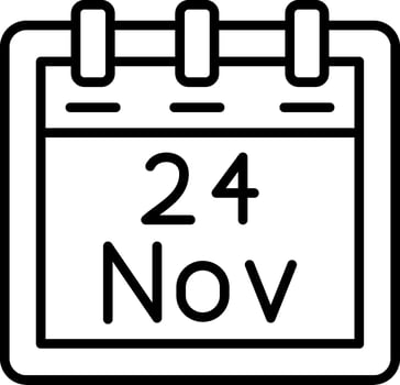 November 24 Vector Icon