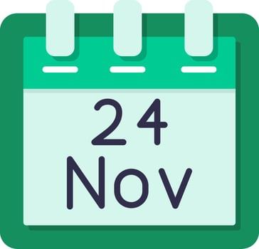 November 24 Vector Icon
