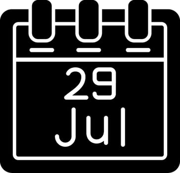 July 29 Vector Icon