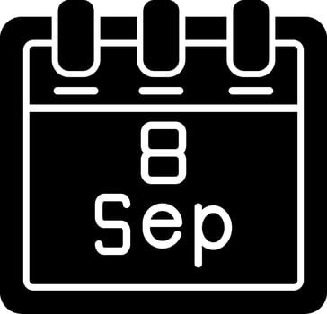 September 8 Vector Icon