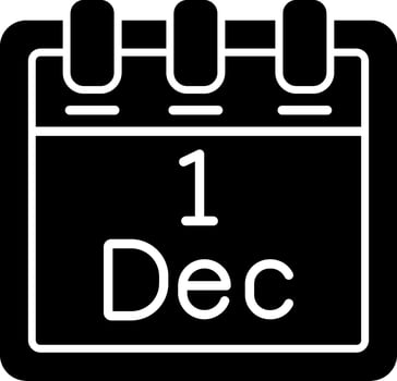 December 1 Vector Icon