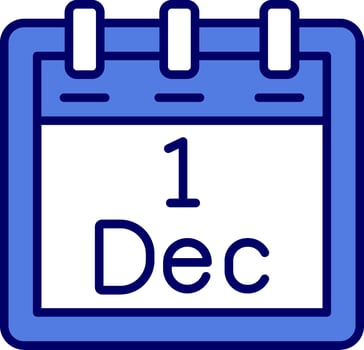 December 1 Vector Icon