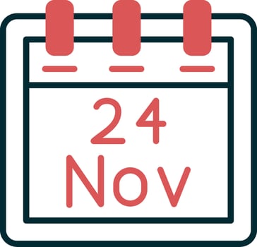November 24 Vector Icon