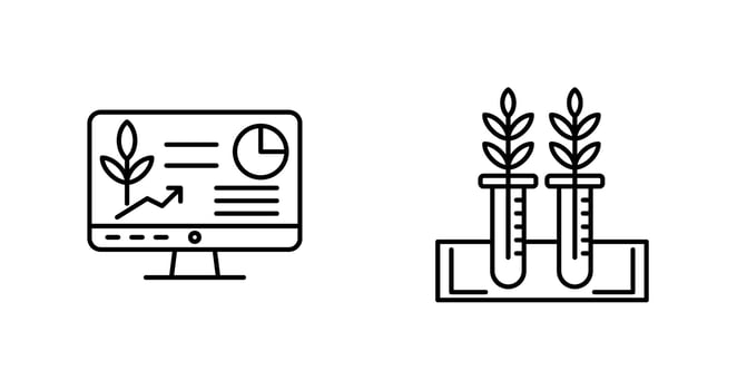 Flask and Basketball Icon vector