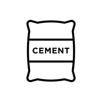 cement icon vector design template simple and clean