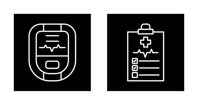 Oximeter and Medical Icon vector