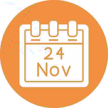 November 24 Vector Icon