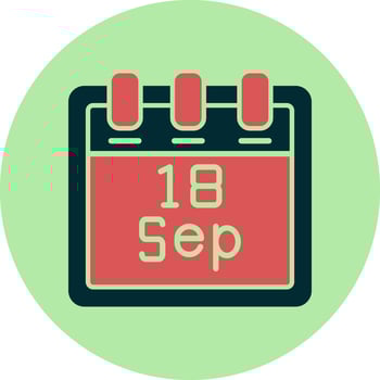September 18 Vector Icon