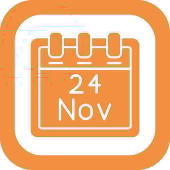 November 24 Vector Icon