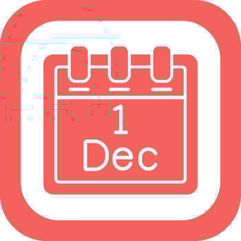 December 1 Vector Icon