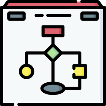 flowchart icon design png