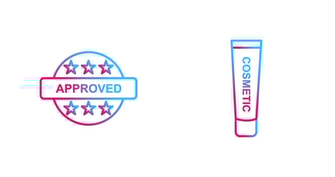 Approved and Creem Icon vector