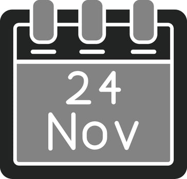 November 24 Vector Icon