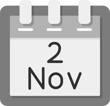 November 2 Vector Icon