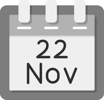 November 22 Vector Icon