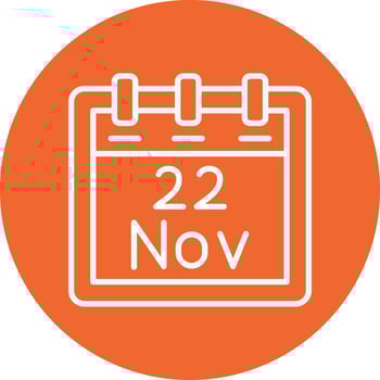 November 22 Vector Icon