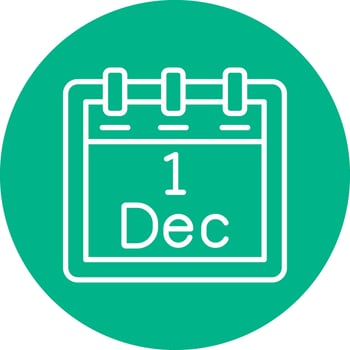 December 1 Vector Icon