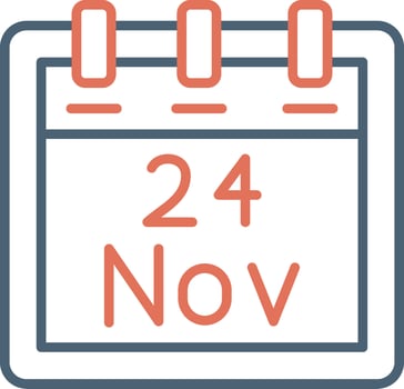 November 24 Vector Icon
