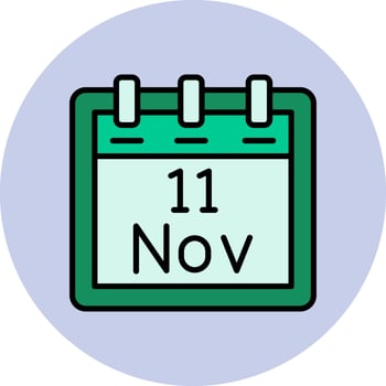 November 11 Vector Icon