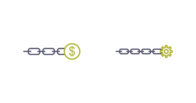 link sales and link optimization Icon vector