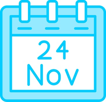 November 24 Vector Icon