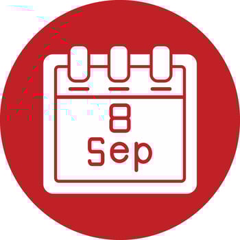 September 8 Vector Icon