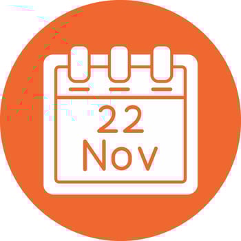 November 22 Vector Icon
