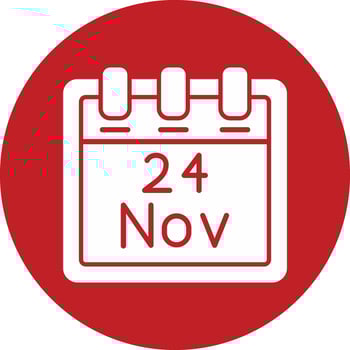 November 24 Vector Icon