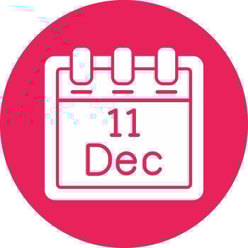December 11 Vector Icon