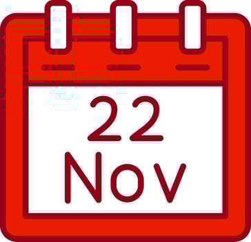 November 22 Vector Icon