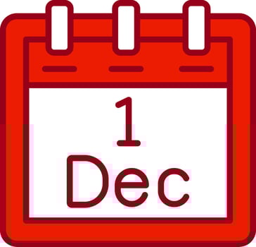December 1 Vector Icon