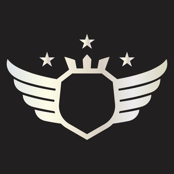 wings icon. Wings vector design illustration. Wings icon simple sign
