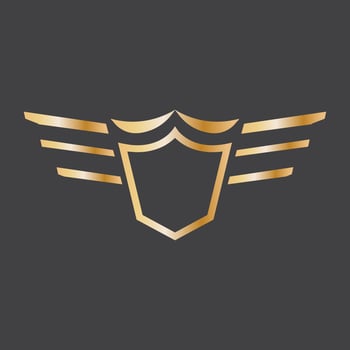wings icon. Wings vector design illustration. Wings icon simple sign