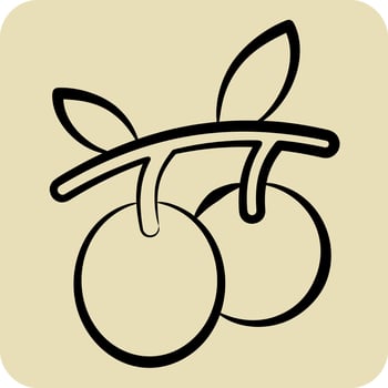 Icon Olive Oil. related to Fruit and Vegetable symbol. hand drawn style. simple design editable. simple illustration vector