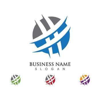 Paw Logo design vector illustration