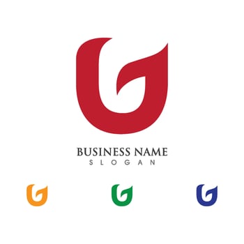 Business corporate U letter logo vector